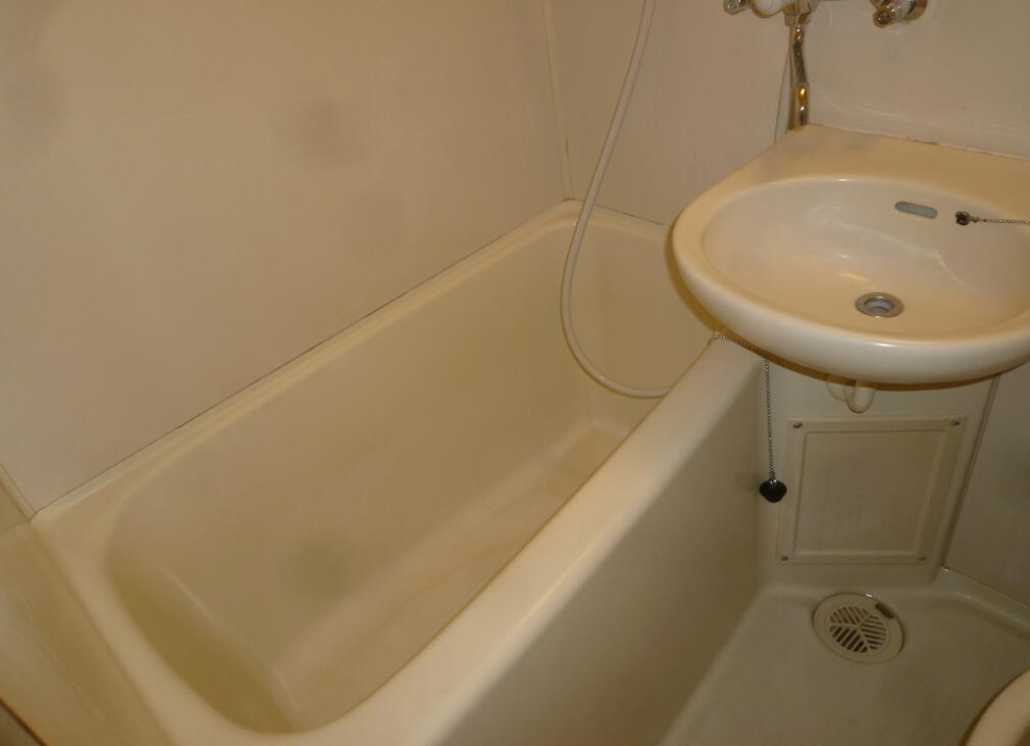 サンハイツ太子堂　室内洗濯機置き場　収納　駅近の浴室