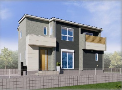 [新築住宅] 比企郡滑川町月輪 全4棟の完成予想図