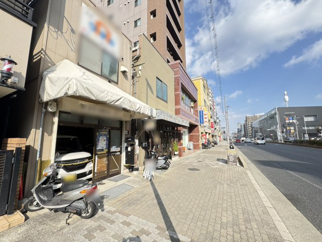 琵琶町1丁目中古戸建の前面道路含む現地写真