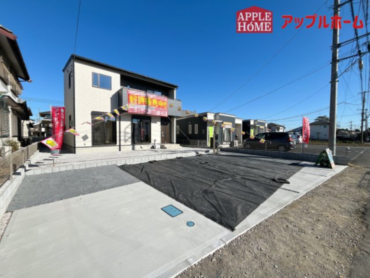 [新築住宅] 熊谷市肥塚2丁目 全1区画の外観|ぜひ現地にて、実際の建物・街並み・日当たり等ご確認下さい♪お問い合わせはお気軽に☆　TEL「0120-466263」
