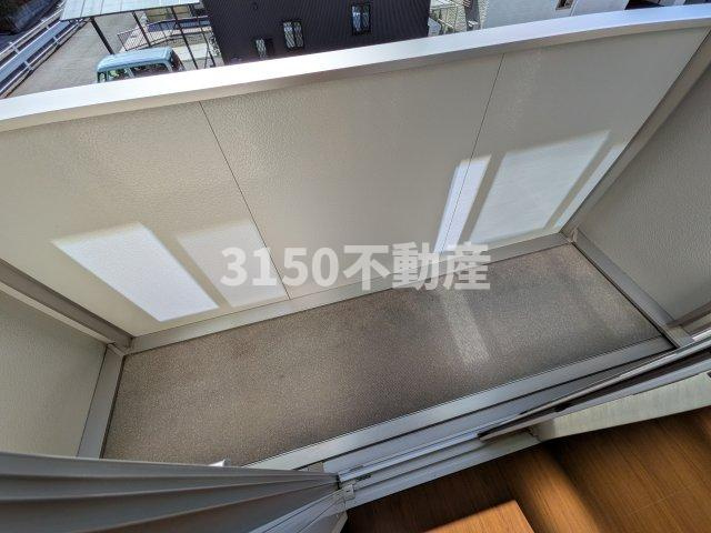 カーサスガⅡのバルコニー