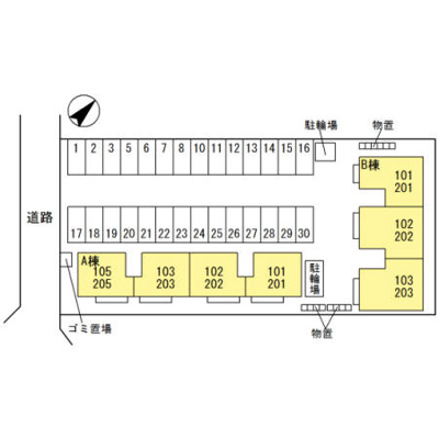 【区画図】 | インフォレスト　B棟