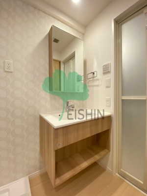 【洗面所】 | ソレイユルヴァン博多駅南 | シンプルで使いやすい洗面台です！