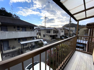 【バルコニー】 | 修学院千万田町　中古テラスハウス【駐車可★南向き★リノベーション向き】