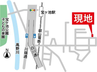 【地図】 | 修学院千万田町　中古テラスハウス【駐車可★南向き★リノベーション向き】