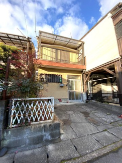 【外観】 | 修学院千万田町　中古テラスハウス【駐車可★南向き★リノベーション向き】