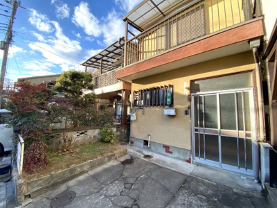 【庭】 | 修学院千万田町　中古テラスハウス【駐車可★南向き★リノベーション向き】