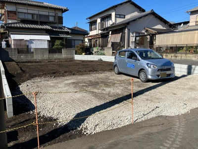 【外観】 | 富士市厚原 2期 新築一戸建て 1号棟 | 現在建築中の外観画像です。ご内覧は同じメーカーの完成物件へご案内いたしますので、いつでもご相談ください！