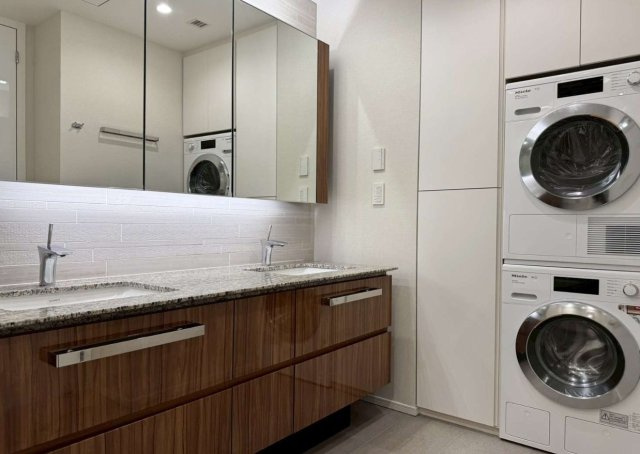 千代田区紀尾井町の賃貸マンションのその他|洗面