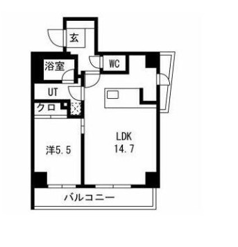 スパシエ幡ヶ谷の間取り
