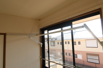 室内物干し付き♪