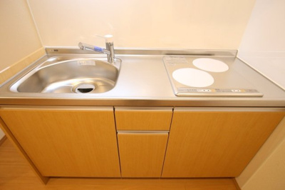 【キッチン】 | ソシエ東長崎 | システムキッチン（2口IHコンロ）