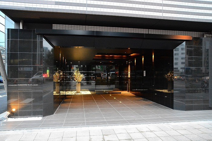 ステージファースト蔵前Ⅱアジールコートのエントランス