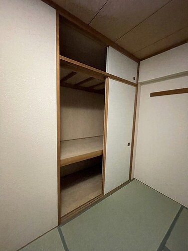 レクセルプラザ西川口の収納|押入　※前回募集時2023年3月撮影
