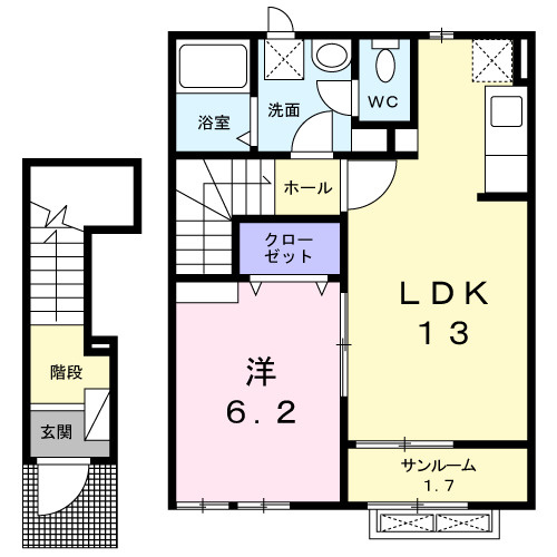 グランＭＩＫＩ手屋の間取り