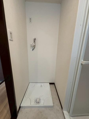 【洗面所】 | リレント谷塚 | 洗濯機置き場