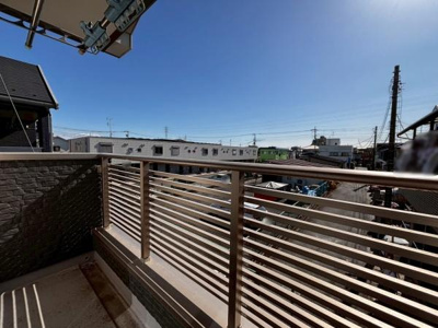 【その他】 | ●越谷市赤山町一丁目・戸建● | バルコニーからの眺めです。視界を塞ぐ建物もなく開放感あり♪