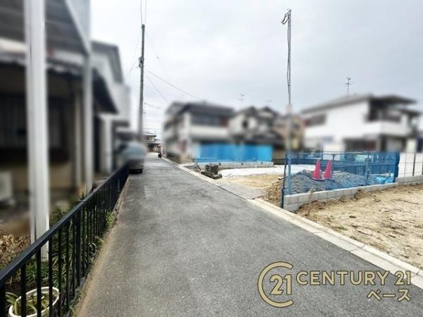 リーブルガーデン東九条町 ／新築一戸建の前面道路含む現地写真|■現地撮影写真■落ち着いた雰囲気の住宅地内です！