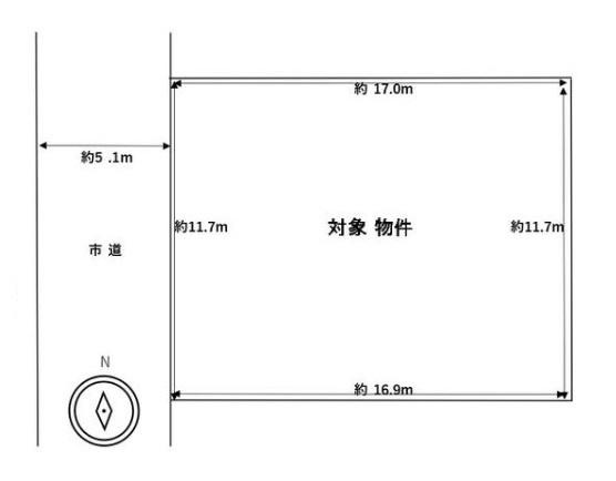 御所市大字東松本の売地の土地図|■敷地面積約６０坪！ゆとりのある広さです！