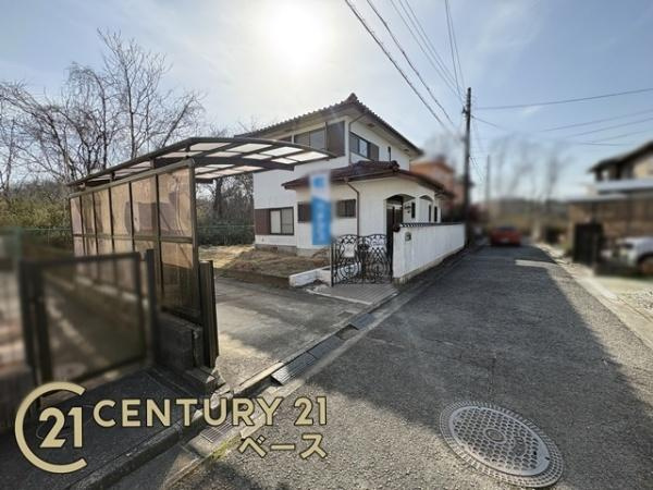 香芝市穴虫　一戸建の前面道路含む現地写真|■現地撮影写真■前面道路約４ｍでお車の出し入れも楽々！