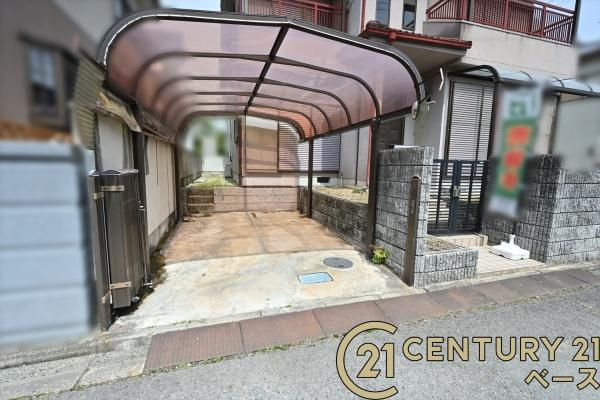 大和郡山市矢田町　一戸建の駐車場|■現地撮影写真■こちらは現地駐車スペースです！
