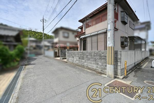 大和郡山市矢田町　一戸建の前面道路含む現地写真|■現地撮影写真■