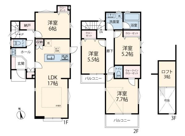 横浜市栄区鍛冶ケ谷１丁目の新築一戸建