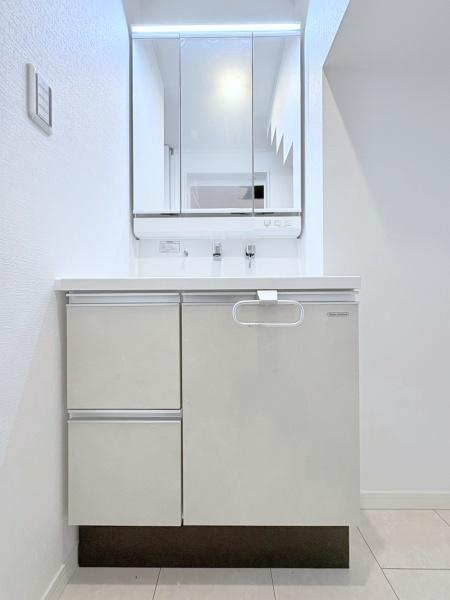 川崎市中原区井田２丁目の新築一戸建の独立洗面台