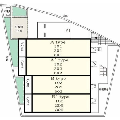 【区画図】 | リブリ・京都嵐山