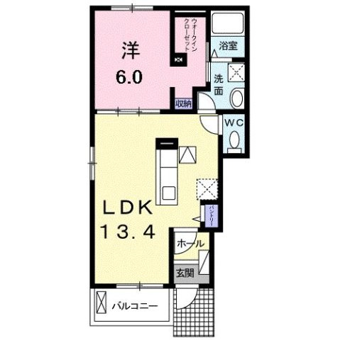 アビタシオンⅡの間取り