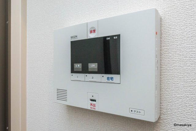 セルメイユールのセキュリティ|写真は同じ大和ハウス施工の最近の物です。参考にご覧ください。