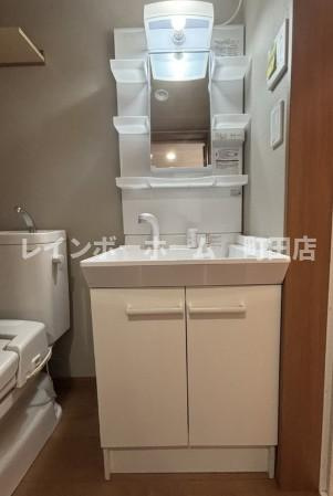 仮)シティハイツ座間2号棟※初期費用分割後払いサービス利用可能物件の洗面所|同施工会社参考写真