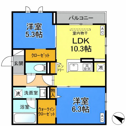 セルメイユールの間取り