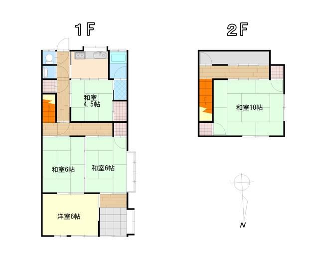 瑞浪市陶町猿爪の一戸建ての間取り