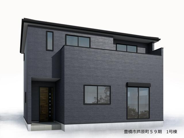 豊橋市芦原町字西上の新築一戸建|完成予想図（外観） 