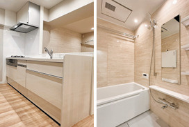 朝日江戸川橋マンションの浴室