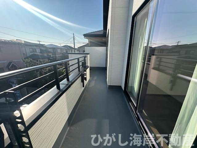 藤沢市鵠沼海岸６丁目　新築戸建　全2棟のバルコニー|バルコニー