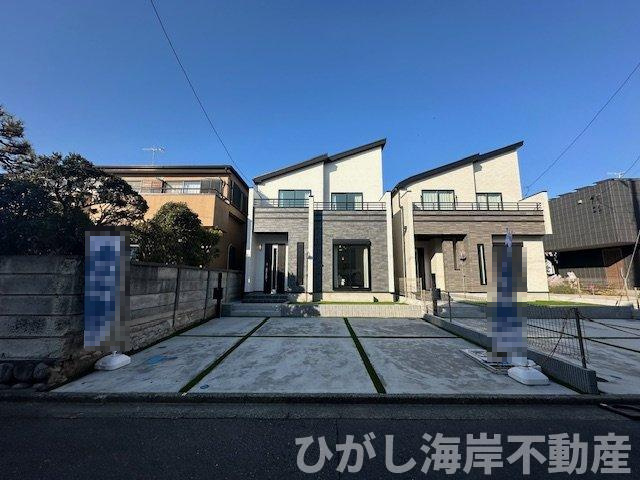 藤沢市鵠沼海岸６丁目　新築戸建　全2棟の外観|現地外観