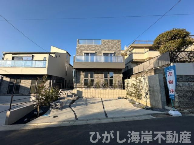 藤沢市片瀬山１丁目　新築戸建　全３棟の外観|現地外観