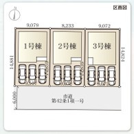 【平倉前1期】　3号棟　■平イオンまで徒歩5分♪　■デザイナーズ新築建売住宅の区画図|区画図です。