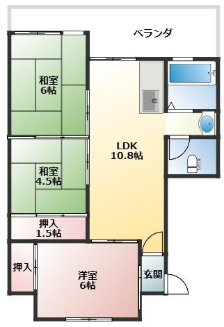 御崎南ビルの間取り