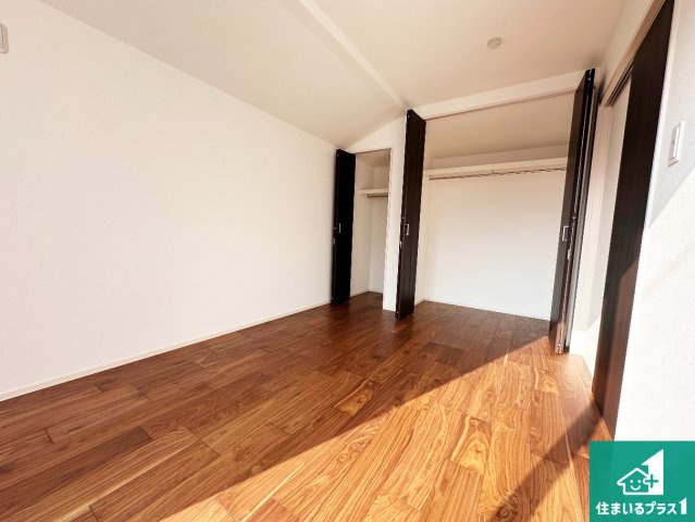 神戸市垂水区南多聞台　第9期　新築一戸建ての洋室|シンプルな洋室は、自分好みのインテリアが楽しめます♪ご家族とインテリアや家具を選びに行くのは新築購入時の醍醐味の一つです。ぜひお楽しみください♪