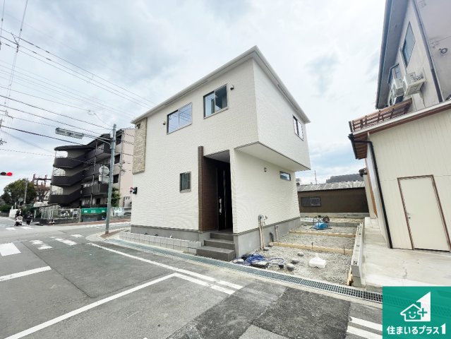 伊丹市荻野　第2期　新築一戸建ての外観|お客様に長く安心して住んでいだだける事にこだわった家づくり！住んでからのアフターサービスにもしっかりと取り組んでいます！
