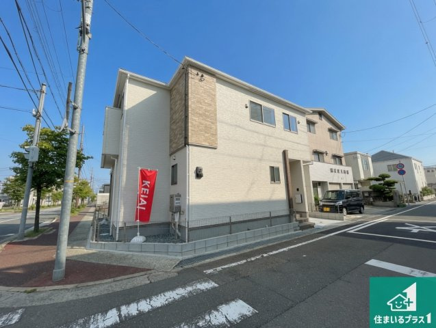 伊丹市荻野　第2期　新築一戸建ての外観|お客様に長く安心して住んでいだだける事にこだわった家づくり！住んでからのアフターサービスにもしっかりと取り組んでいます！