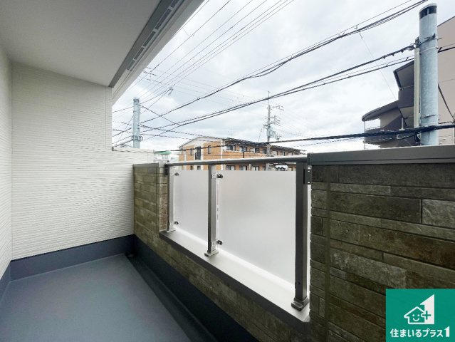 伊丹市荻野　第2期　新築一戸建てのバルコニー|日当たりのよいバルコニー！お部屋が開放的に！