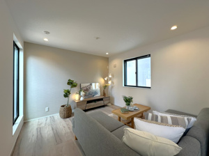 【居間・リビング】 | 新築当時撮影