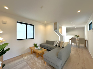 【居間・リビング】 | 新築当時撮影