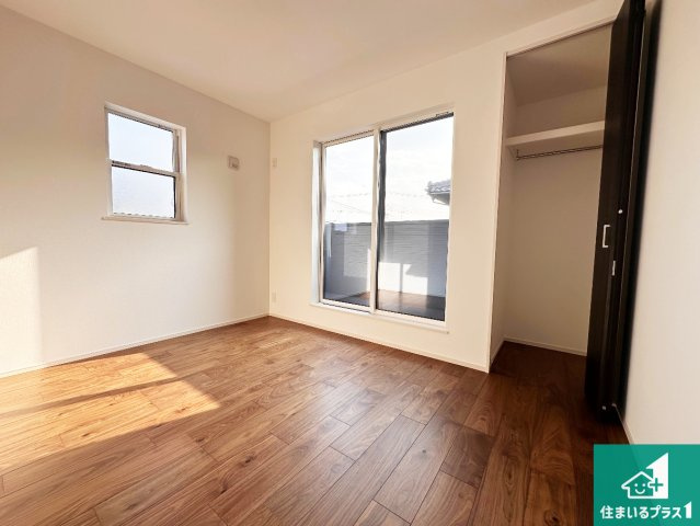 神戸市垂水区南多聞台　第9期　新築一戸建ての洋室|シンプルな洋室は、自分好みのインテリアが楽しめます♪ご家族とインテリアや家具を選びに行くのは新築購入時の醍醐味の一つです。ぜひお楽しみください♪