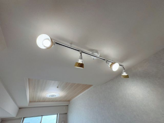 プラウドタワー東雲キャナルコートのその他|空間をおしゃれに演出できるダクトレール照明。