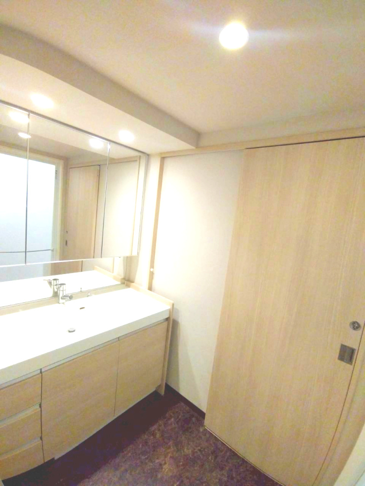 プラウドタワー東雲キャナルコートの独立洗面台